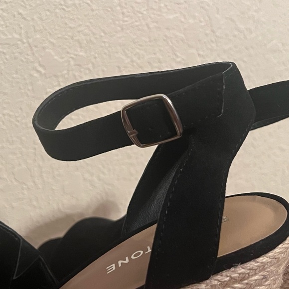 SOLD NEW WITH BOX Sun + Stone Wedge Heels - Picture 7 of 8